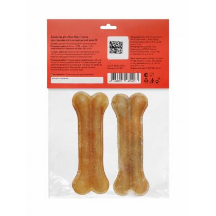 Лакомство для собак Кость из жил 13см, 2шт. 120г-1