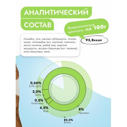 Консервы для собак Exclusive Hypoallergenic с индейкой и уткой, 340г-1