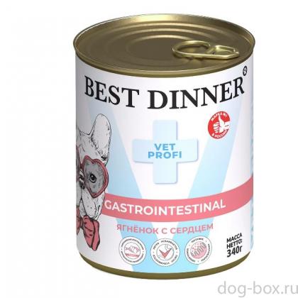 Консервы для собак Exclusive Gastro Intestinal Ягненок с сердцем, 340г-0