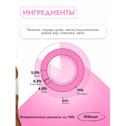  Консервы для собак High Premium Натуральная телятина, 100г-2