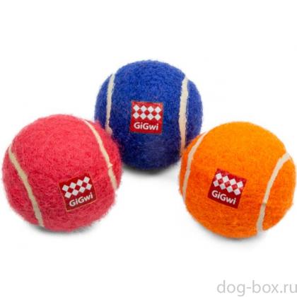 Игрушка для собак Три мяча с пищалкой маленькие 4,8см, серия CATCH & FETCH (75011)-0