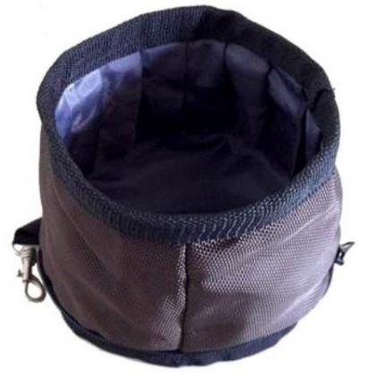 Миска дорожная для корма складная, на молнии 2л, серия PET TRAVEL (75203)-1