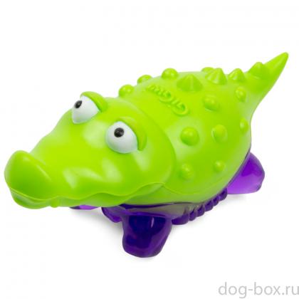 Игрушка для маленьких собак Крокодильчик с пищалкой 10см, серия SUPPA PUPPA (75454)-0