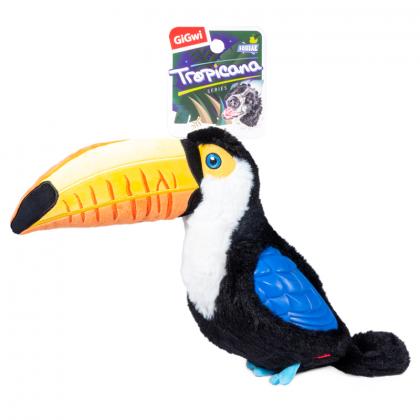 Игрушка для собак Тукан с пищалкой большой 38см, серия TROPICANA SERIES (75460)-1