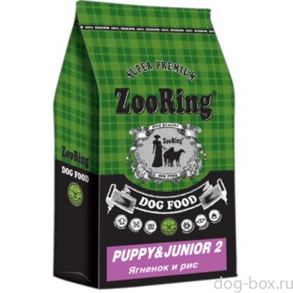 Корм сухой для щенков и юниоров всех пород Puppy&Junior Ягненок и рис, 10кг-0