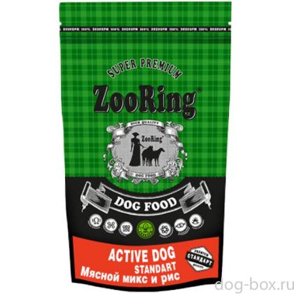 Корм сухой для собак Active Dog Standart Мясной микс, 2кг-0