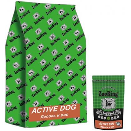 Корм сухой для собак Active Dog Лосось и рис, 10кг-1