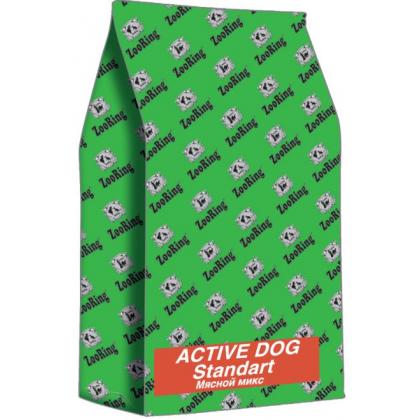 Корм сухой для собак Active Dog Standart Мясной микс, 2кг-1
