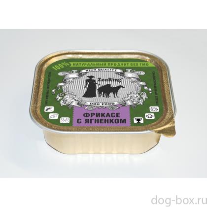 Консервы для собак паштет Фрикасе с ягненком, 100г-0
