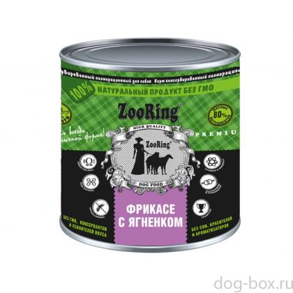 Консервы для собак Фрикасе с ягненком, 850г-0