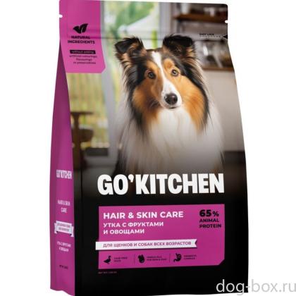 GO! KITCHEN Полнорационный сухой корм для щенков и собак всех возрастов с уткой, 1.59кг-0