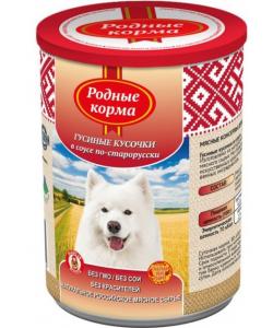 Консервы для собак гусиные кусочки в соусе по-старорусски