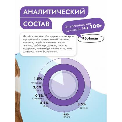 Консервы для собак Exclusive Urinary Индейка с картофелем, 340г-2