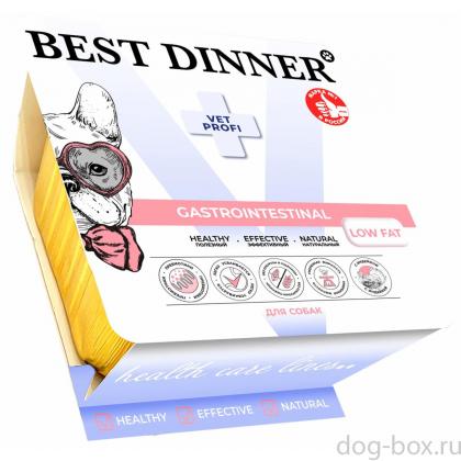 Паштет с индейкой для собак Vet Profi Gastrointestinal Low Fat, 100г-0