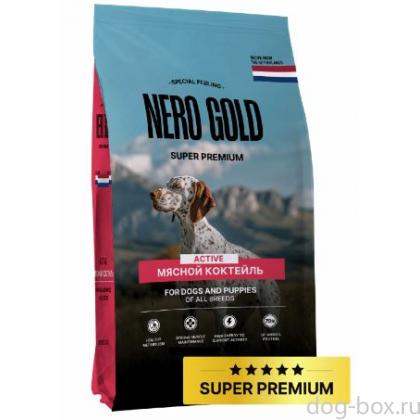 Полнорационный сухой корм для собак и щенков "Мясной коктейль", 0.5кг-0