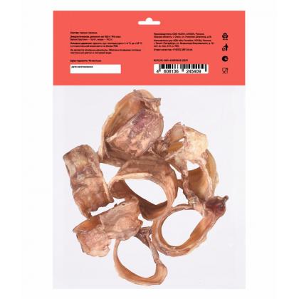 Лакомство для собак Трахея говяжья колечки, 70г-1