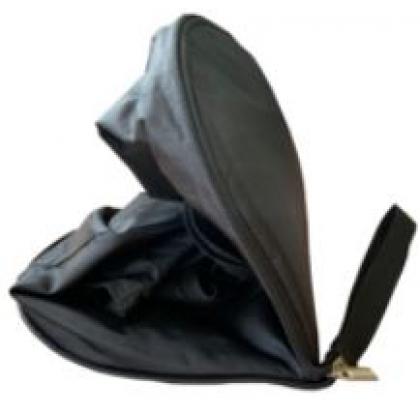 Сумка-переноска для собак мелких пород, кошек и других животных, черная, 31*25*16см-3