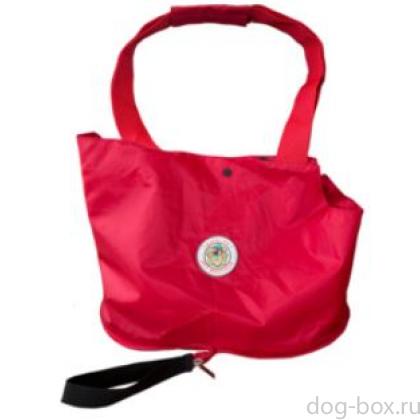 Сумка-переноска для собак мелких пород, кошек и других животных, красная, 31*25*16см-0
