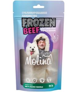 Frozen Beef Сублимированное лакомство для собак всех пород и щенков. Вымя говяжье
