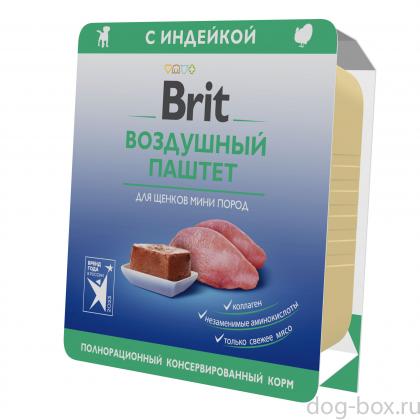 Воздушный паштет с индейкой для щенков мини пород, 0.1кг-0