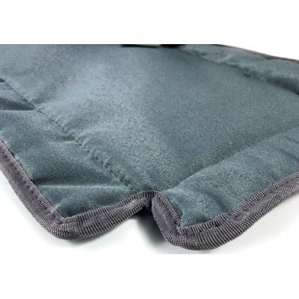 Переноска для животных "Турне" с прозрачной пластиковой дверцей (коврик+ремень), 48*32*32см, зеленая-2