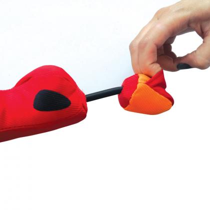 Игрушка для собак "Утка-катапульта", 28/40см-1