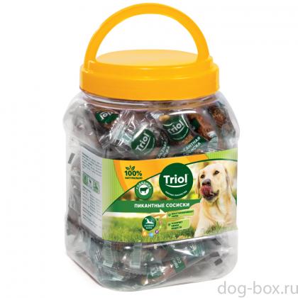 Пикантные сосиски из говядины для собак (банка), 500г-0