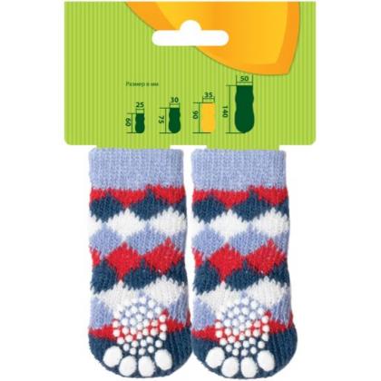 Носки для собак "Ромбы", размер L (3,5*9см)-2