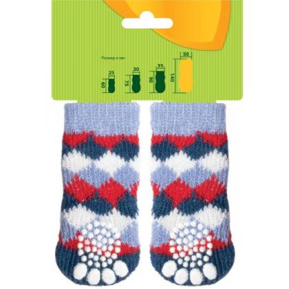 Носки для собак "Ромбы", размер XL (4*11см)-2