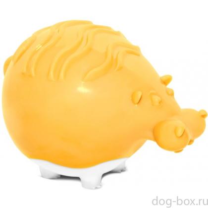 Игрушка для собак из термопластичной резины "Круглый бегемот", 10,2см-0