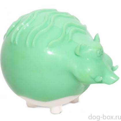 Игрушка для собак из термопластичной резины "Круглый кабан", 10,2см-0
