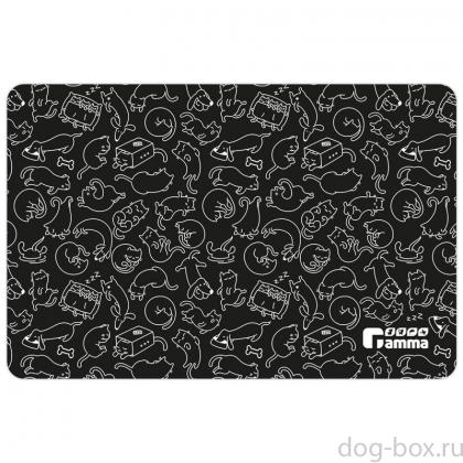 Коврик под миску "Котопёс", 43*28см-0