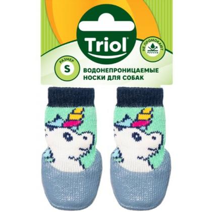 Носки для собак с водостойким покрытием "Единорог", 4шт, размер S (2,5*6см)-1