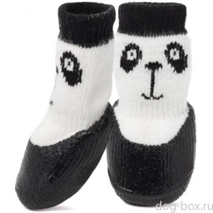 Носки для собак с водостойким покрытием "Панда", 4шт, размер L (3,5*9см)-0