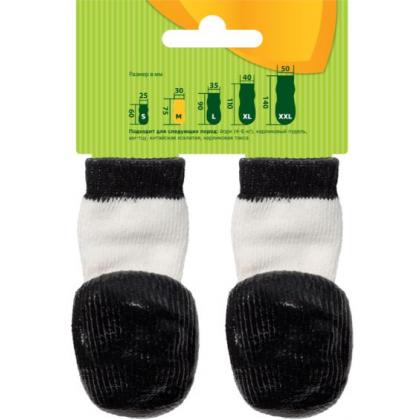 Носки для собак с водостойким покрытием "Панда", 4шт, размер M (3*7,5см)-4