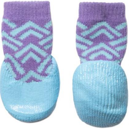 Носки для собак с водостойким покрытием "Орнамент", 4шт, размер M (3*7,5см)-1