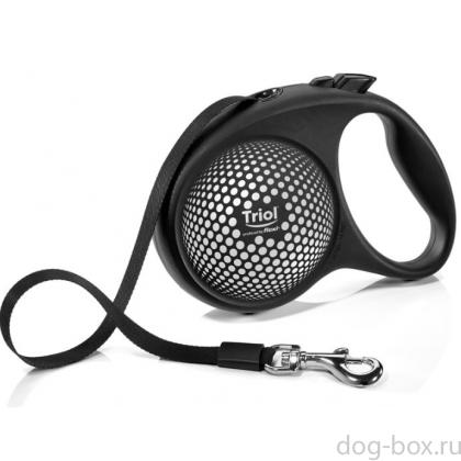 Поводок-рулетка для собак Flexi Joy Planet M 5м до 25кг, лента-0