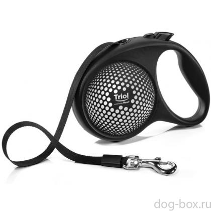 Поводок-рулетка для собак Flexi Joy Planet L 5м до 50кг, лента-0