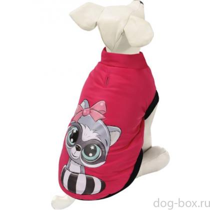 Попона утепленная для собак серия BE TRENDY "Милашка" розовая, размер XS (20см)-0