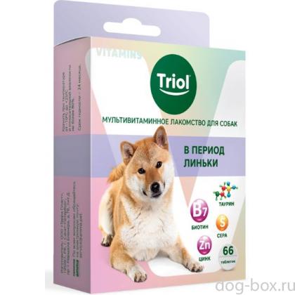 Мультивитаминное лакомство для собак "В период линьки", 33г-0