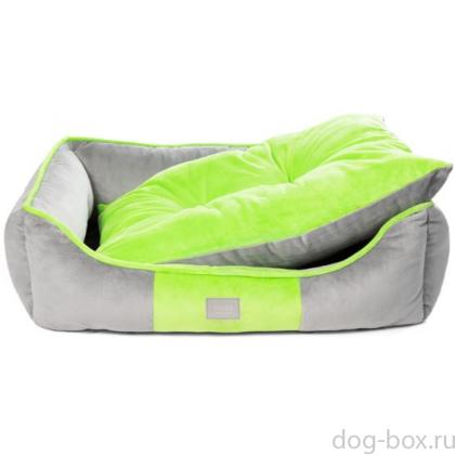 Лежанка для животных прямоугольная "Клевер" L, 57*50*17см-0