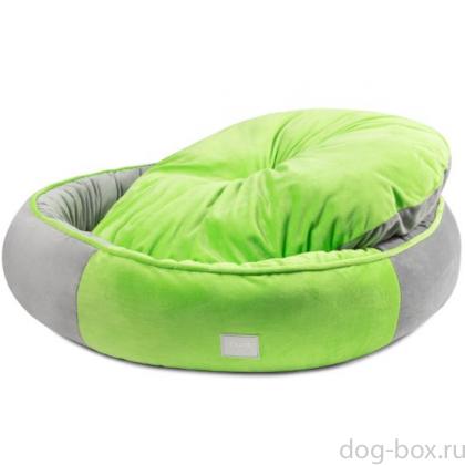 Лежанка для животных круглая "Клевер" XL, 80*80*18см-0