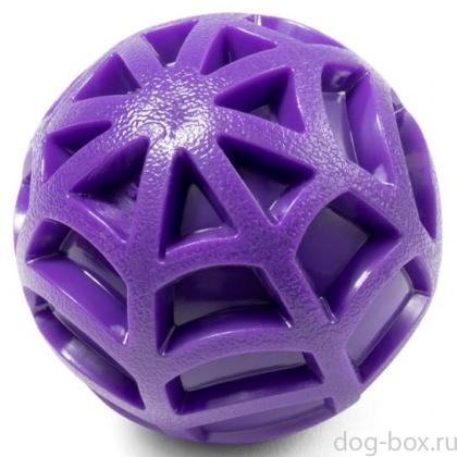 Игрушка для собак из термопластичной резины "Мяч-паутинка", серия HORROR, d6,5см-0
