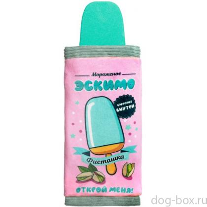 Игрушка для собак шуршащая из термопластичной резины "Эскимо", 20см-0