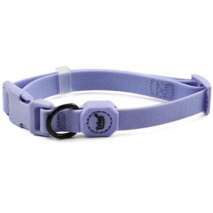 Ошейник для собак из биотана "Матрица" M, сиреневый, 2*34-49см-1