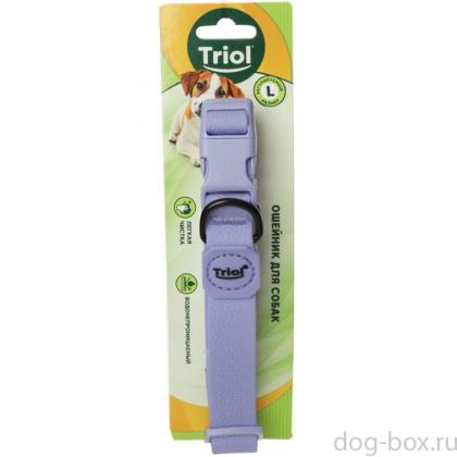 Ошейник для собак из биотана "Матрица" L, сиреневый, 2,5*45-68см-0