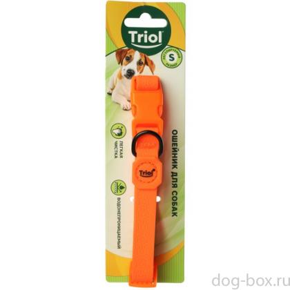 Ошейник для собак из биотана "Матрица" S, оранжевый, 1,5*27-37см-0