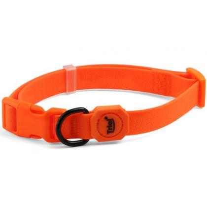 Ошейник для собак из биотана "Матрица" S, оранжевый, 1,5*27-37см-1
