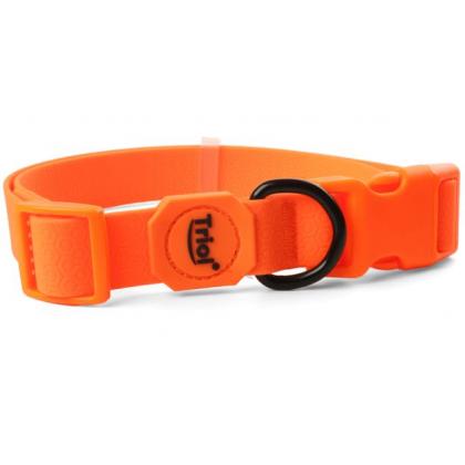 Ошейник для собак из биотана "Матрица" L, оранжевый, 2,5*45-68см-2