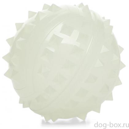 Игрушка для собак из термопластичной резины "Мяч с шипами", серия NIGHT CITY, d6,4см-0